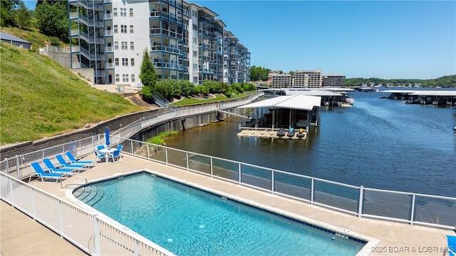 183 Upper Monarch Cove Dr Unit 3D, Lake Ozark, MO 65049 - community pool with a water view