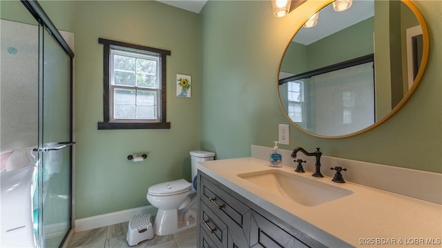 21 Winston Ln, Kaiser, MO 65047 - bathroom featuring vanity and a shower with door