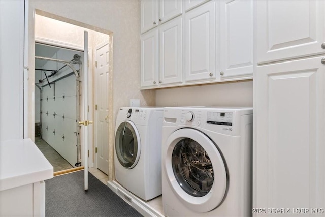 26 Port Bagnell Rd, Eldon, MO 65026 - laundry area with cabinet space and washer and dryer
