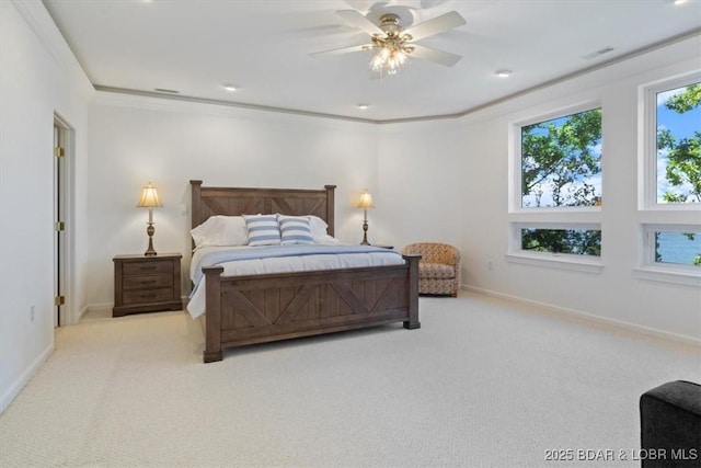 26 Port Bagnell Rd, Eldon, MO 65026 - carpeted bedroom with baseboards and a ceiling fan