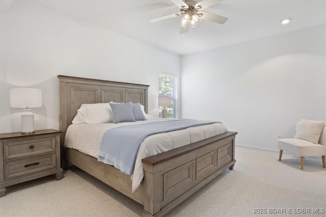 26 Port Bagnell Rd, Eldon, MO 65026 - bedroom with light colored carpet and ceiling fan