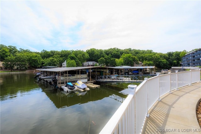 1442 Nichols Rd Unit D301, Osage Beach, MO 65065 - dock with boat lift and a water view
