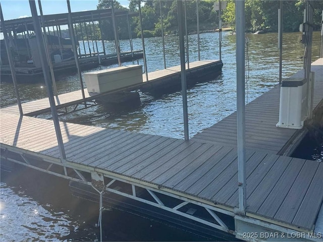 584 Black Hawk Dr, Lake Ozark, MO 65049 - dock area featuring a water view
