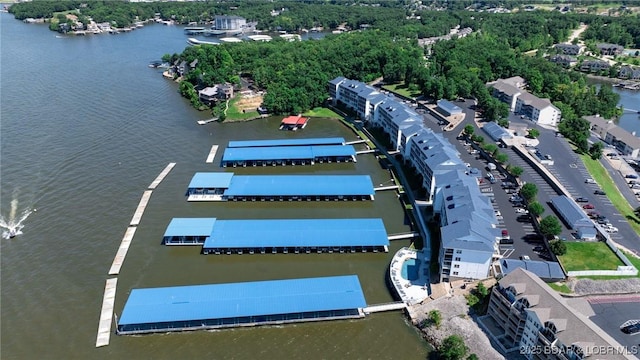 5450 Christopher Ln Unit 211, Osage Beach, MO 65065 - aerial view of property's location featuring a nearby body of water