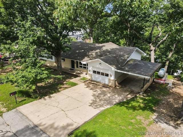 43 Bob White Ln, Lake Ozark, MO 65049 - view from above of property