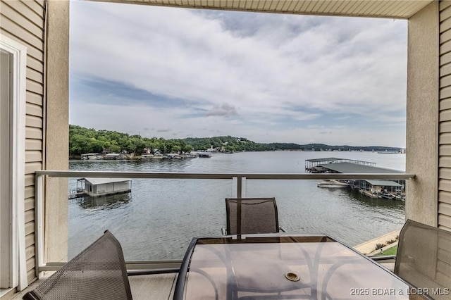 730 Flame Dr Unit 3C, Camdenton, MO 65020 - balcony featuring a water view