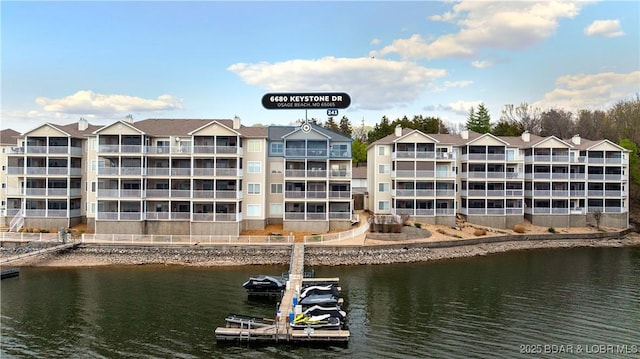 6680 Keystone Dr Unit 241, Osage Beach, MO 65065 - view of apartment building / complex with a water view