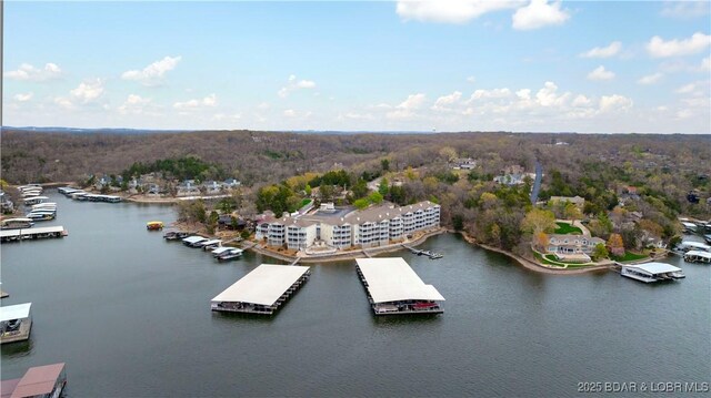 6680 Keystone Dr Unit 241, Osage Beach, MO 65065 - aerial view of a large body of water and a forest