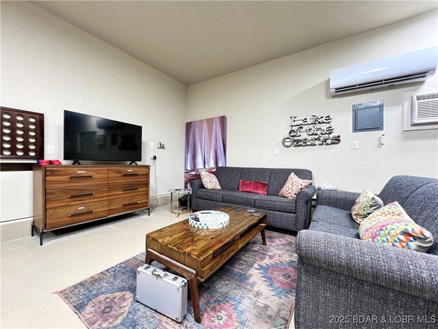 158 Oak Manor Cir, Sunrise Beach, MO 65079 - living area featuring a wall unit AC