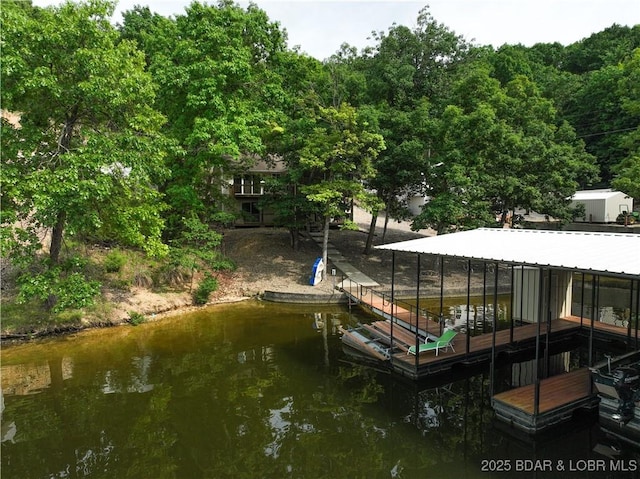 1403 Ginger Rd, Lake Ozark, MO 65049 - dock with a water view