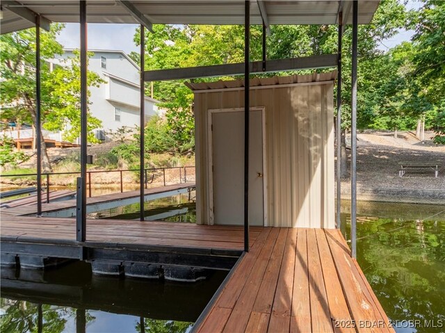 1403 Ginger Rd, Lake Ozark, MO 65049 - dock with a water view