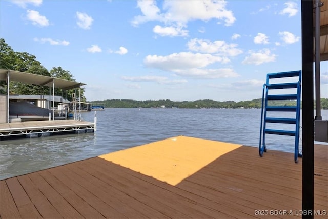 33682 Daybreak Rd, Gravois Mills, MO 65037 - dock area featuring a water view