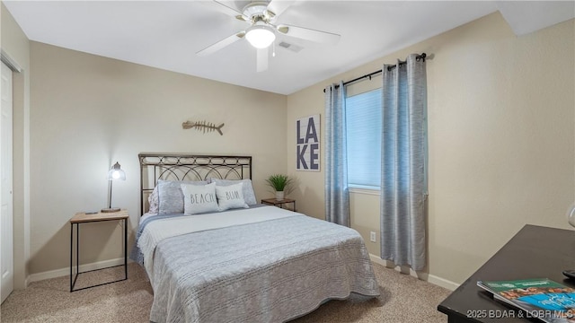 133 Cedar Glen Ct Unit 4B, Camdenton, MO 65020 - bedroom with carpet and ceiling fan