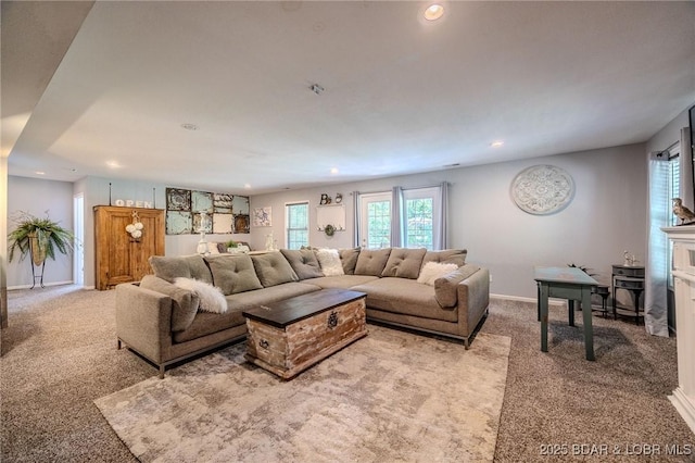 1170 San Jose Dr, Osage Beach, MO 65065 - carpeted living area with recessed lighting