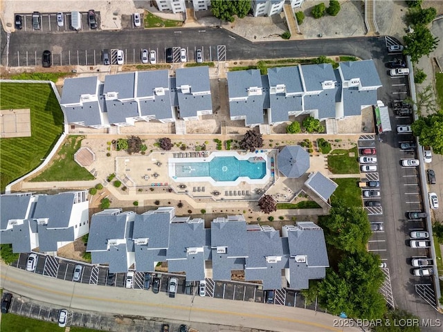 1113 Passover Rd Unit M-3, Osage Beach, MO 65065 - aerial overview of property's location featuring a pool area