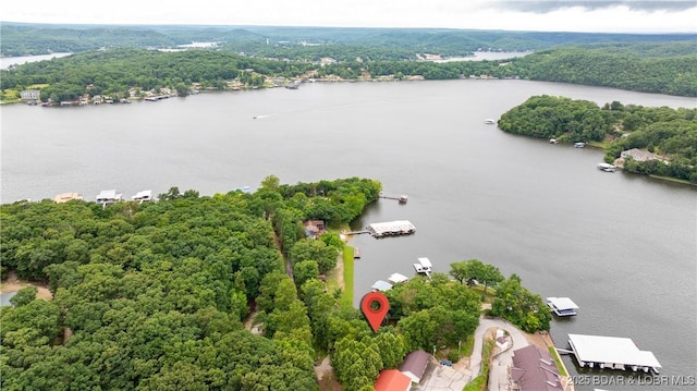 168 Moeller Way, Camdenton, MO 65020 - aerial view of a nearby body of water and a forest
