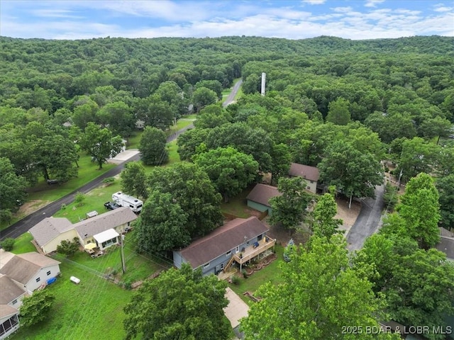 250 De Young Dr, Climax Springs, MO 65324 - aerial view of property and surrounding area with a forest