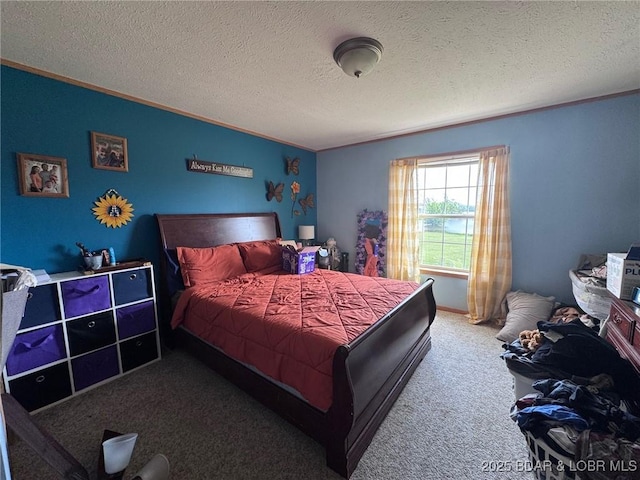 974 State Rte E, Montreal, MO 65591 - bedroom with carpet and a textured ceiling