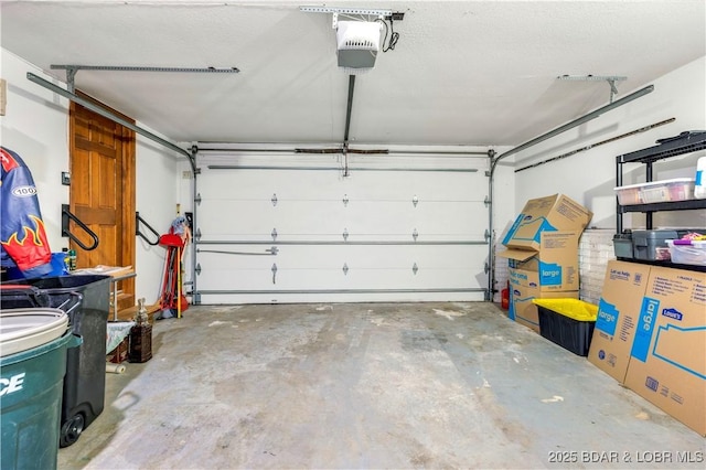 1759 Chimney Pt, Sunrise Beach, MO 65079 - garage featuring a garage door opener