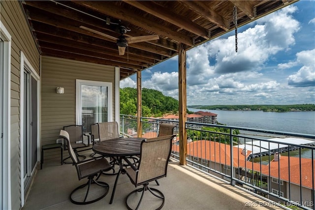 72 Palisades Lake View Dr Unit 2B, Lake Ozark, MO 65049 - balcony featuring a water view