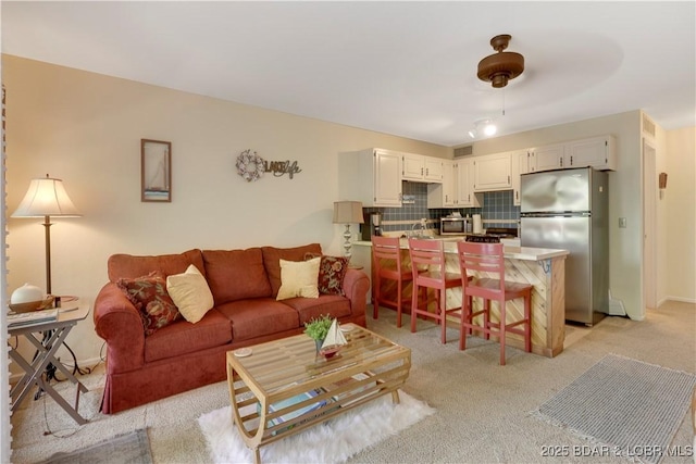 6620 Weston Point Dr Unit F4, Osage Beach, MO 65065 - living area with light colored carpet