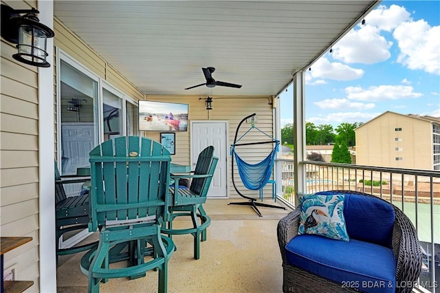 18132 Millstone Cove Rd Unit 334, Gravois Mills, MO 65037 - patio / terrace with ceiling fan