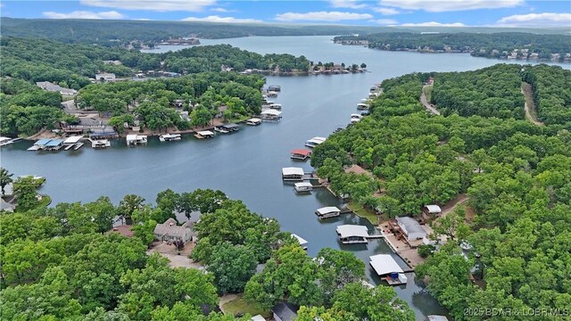333 Crane Cove Rd, Sunrise Beach, MO 65079 - aerial view of a large body of water