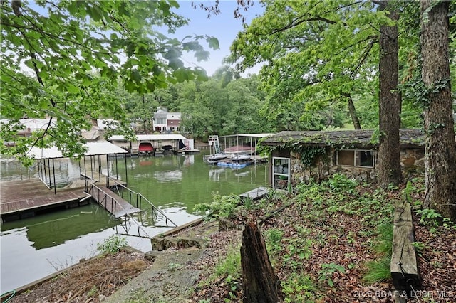 333 Crane Cove Rd, Sunrise Beach, MO 65079 - dock area with a water view