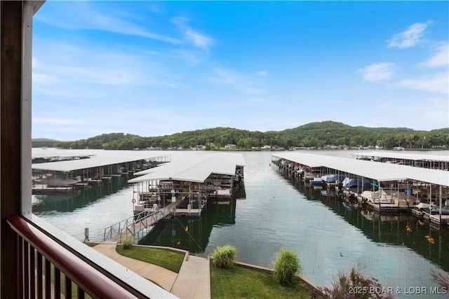 686 Clearwater Dr Unit 2C, Camdenton, MO 65020 - dock area featuring a water view and a view of trees
