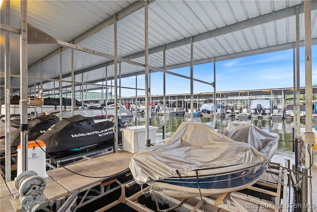 686 Clearwater Dr Unit 2C, Camdenton, MO 65020 - dock with a water view and boat lift