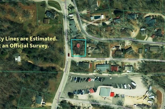 712 Passover Rd, Osage Beach, MO 65065 - map of property location featuring property boundaries highlighted