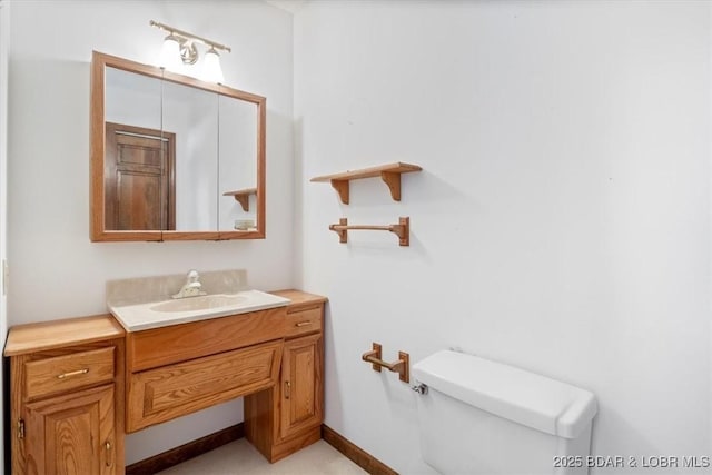 948 Cable Point Dr, Climax Springs, MO 65324 - half bathroom with toilet and vanity
