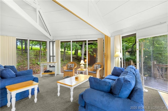 146 Tree Top Dr Unit 8, Four Seasons, MO 65049 - sunroom / solarium with carpet floors, healthy amount of natural light, and floor to ceiling windows