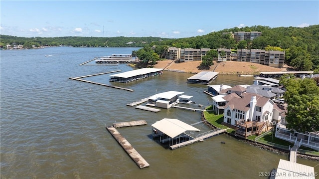 2268 Breezy Acres Rd, Osage Beach, MO 65065 - drone / aerial view of a nearby body of water