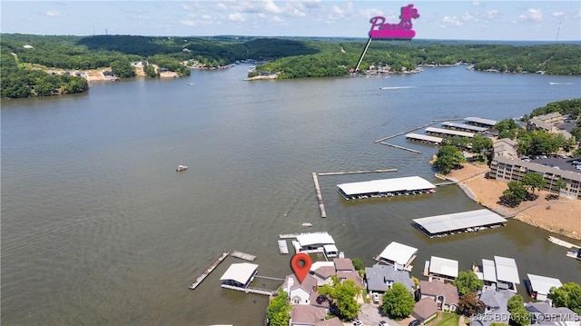 2268 Breezy Acres Rd, Osage Beach, MO 65065 - bird's eye view of a nearby body of water