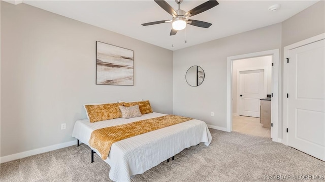 104 Sierra Bay Dr Unit 1B, Camdenton, MO 65020 - bedroom featuring carpet flooring and ceiling fan