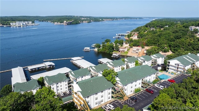 1201 W Harbour Towne Dr Unit 1201, Lake Ozark, MO 65049 - drone / aerial view of a nearby body of water
