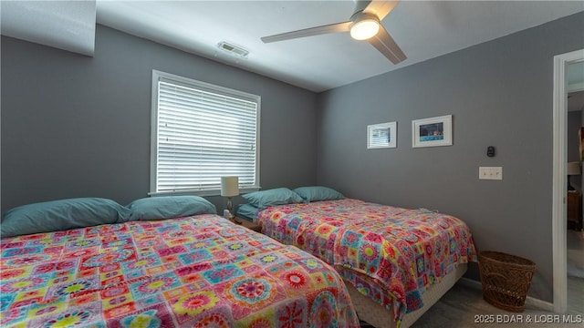 1201 W Harbour Towne Dr Unit 1201, Lake Ozark, MO 65049 - bedroom with carpet and a ceiling fan