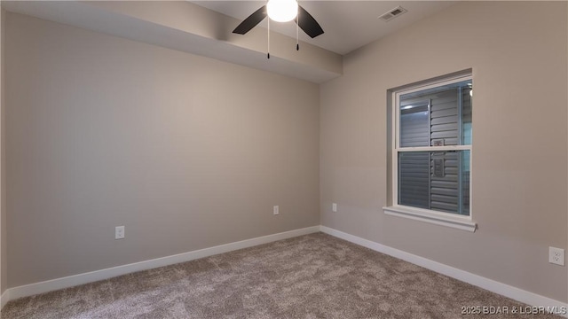 104 Sierra Bay Dr Unit 1C, Camdenton, MO 65020 - carpeted spare room featuring ceiling fan and baseboards