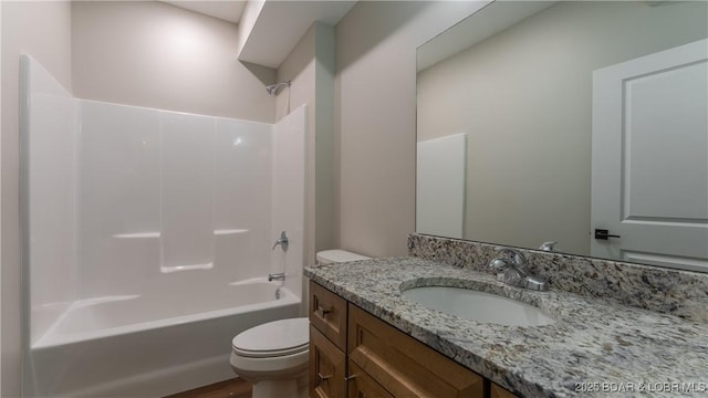 104 Sierra Bay Dr Unit 1C, Camdenton, MO 65020 - bathroom with vanity, shower / tub combination, and wood finished floors