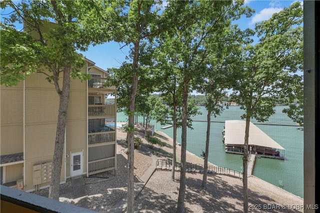 2500 Bay Point Dr Unit 331, Osage Beach, MO 65065 - water view featuring a dock