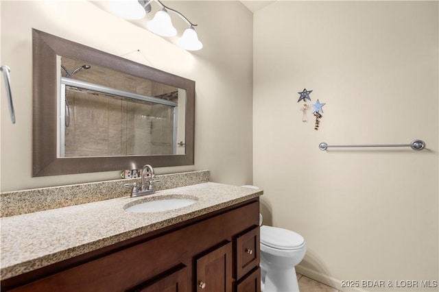 396 Elm Tree Ln, Camdenton, MO 65020 - bathroom with vanity and tiled shower