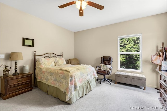 396 Elm Tree Ln, Camdenton, MO 65020 - bedroom featuring carpet and a ceiling fan