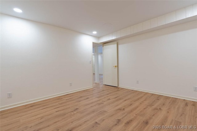 1408 Dogwood Ln, Osage Beach, MO 65065 - spare room featuring light wood-style floors and recessed lighting