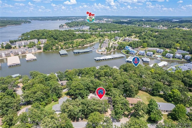 1408 Dogwood Ln, Osage Beach, MO 65065 - bird's eye view of a nearby body of water