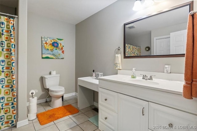 901 Larkin Dr, Eldon, MO 65026 - full bathroom with vanity, tile patterned flooring, and curtained shower