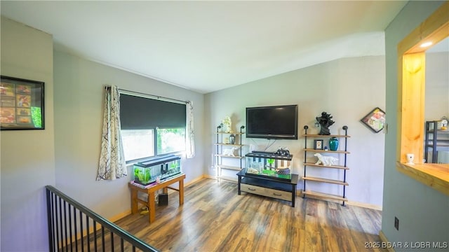 195 Jamie Dr, Camdenton, MO 65020 - living area with wood finished floors and baseboards