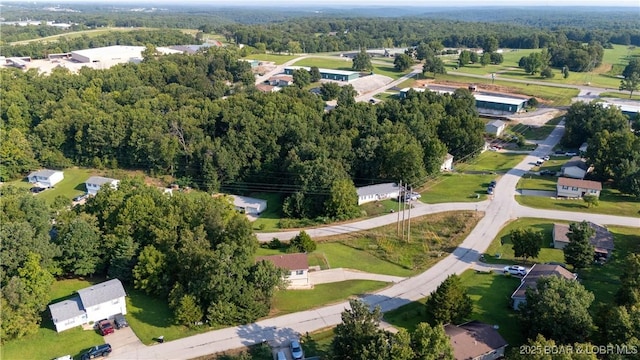 195 Jamie Dr, Camdenton, MO 65020 - aerial overview of property's location featuring a forest