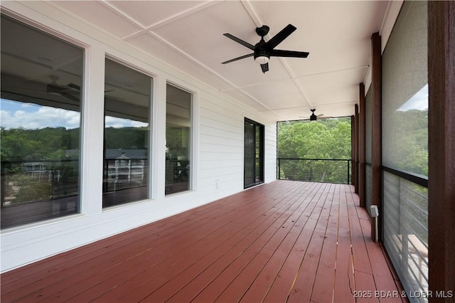 4452 Hamrock Ln, Osage Beach, MO 65065 - deck with ceiling fan