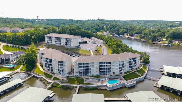 4499 Ski Dr Unit 346, Osage Beach, MO 65065 - bird's eye view of a nearby body of water and a forest